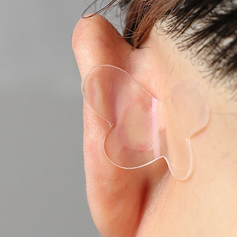 6Pair Butterfly Shape Cosmetic Ear Corrector Elf Ear Stickers Ear Supporters Self Adhesive Invisible Ear Stickers