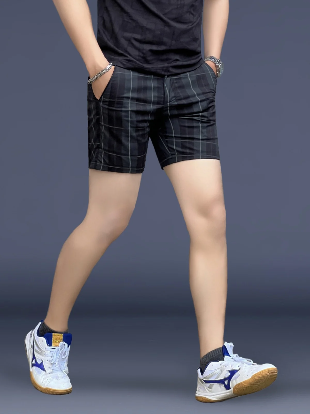 

Summer Men's Casual orts Beachwear 3/4 Length Faionable Slim Fit Workwear Spor Pants Urban Sle Youth Faion