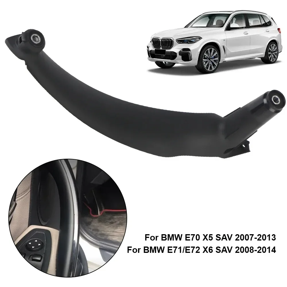 

Для BMW X5 X6 E70 E71 2007-2014 ABS черный внутренний дверной подлокотник, ручка, накладка, автомобильные аксессуары