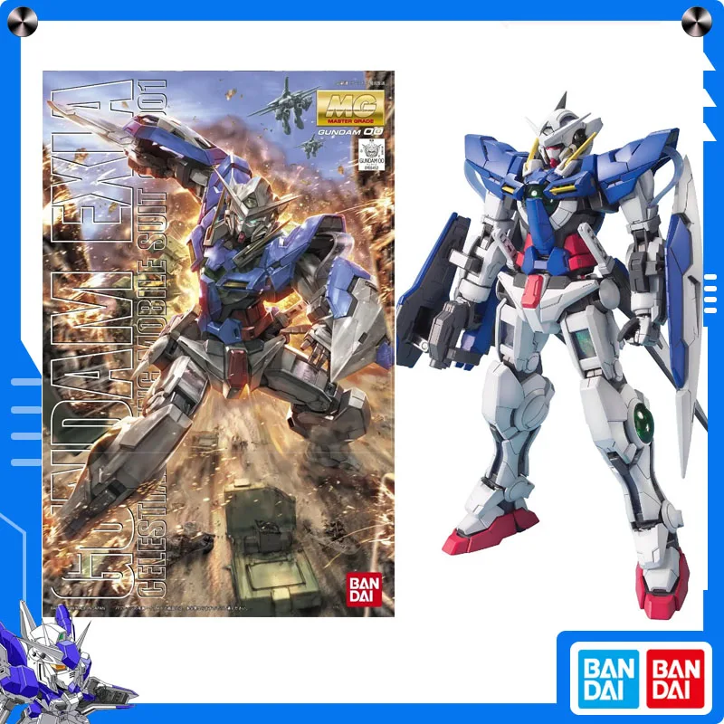 

Original Bandai Gundam 00 (Double O) 1/100 MG Gundam Exia Anime Action Figure Assembly Model Collect Ornament Festival Gift