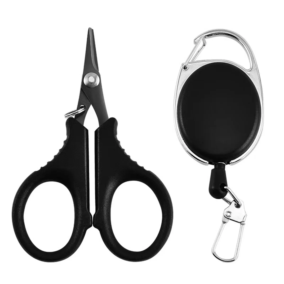 Stainless Steel Fishing Scissor Portable Scissor Plier Cut PE line Braid Line Cutter Plies Carp Fishing Tools Accessories