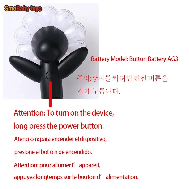 

Kpop Idol GD Mini Light Keyring G-DRAGON Little Daisy Green Red Glow Stick Keychains Fans Gift
