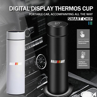 500ML Temperature Display Thermos Cup Stainless Steel Divided Thermos Bottle For Mitsubishi Lancer Evo Evolution ASX Outlander