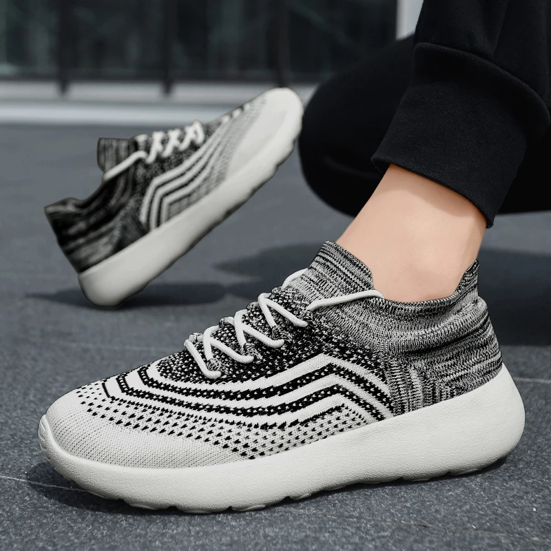 High Quality Summer Men Shoes Comfortable Sneakers Breathable Running Shoes for Men Mesh Tennis Unisex Sport Shoes Size 35-45