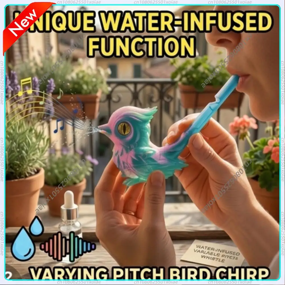 

Simulation Bird Whistle Toy 3D Printed Water Warbler Bird Call Instrument Musical Toy for Kids Science Nature Education Gift
