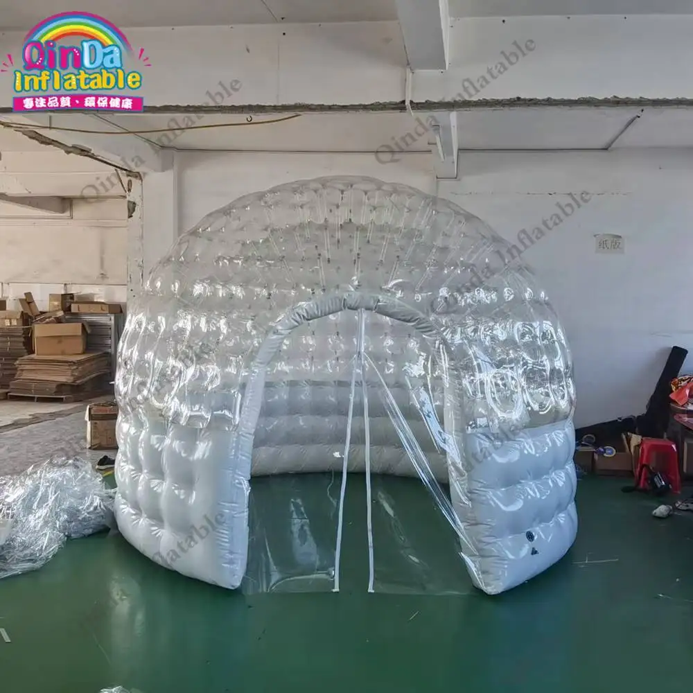 

2021 New Design Bubble Sphere Dome Tent Starry Sky Inflatable Yurt Tent For Hotel
