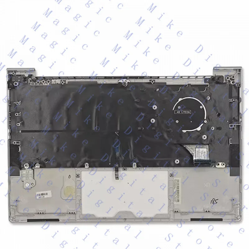 UU لـ HP Probook 635 830 Aero G7 G8 Palmrest UK فضي مع لوحة مفاتيح M30683-001