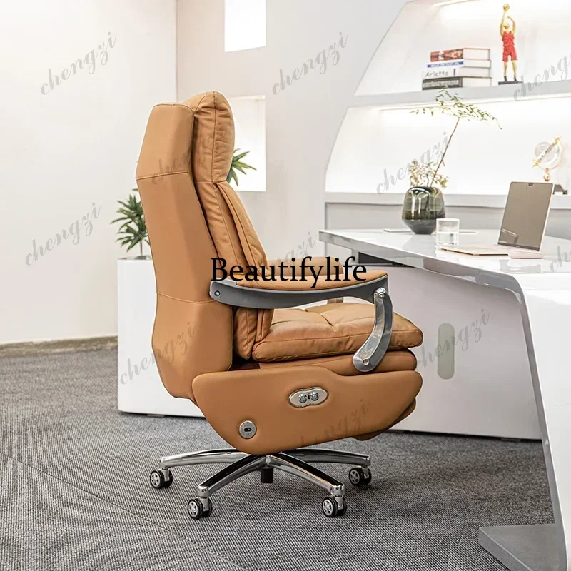 TTT Sedentary Recliner Office Chairs Mobile Massage Adjust Ergonomic Office Chairs Computer Luxurious Furniture Chaise Bureau LL