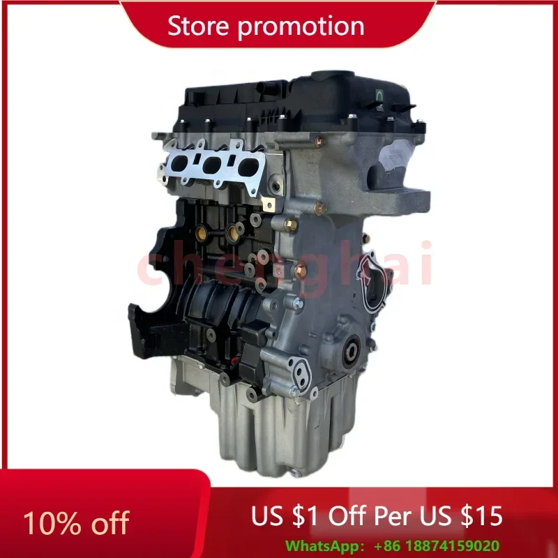 Car engine assembly Long Block Bare Engine G4FA G4FC K2 Furedi