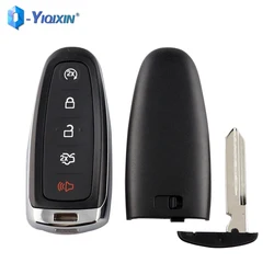 YIQIXIN Auto Fob Case For Ford Edge Explorer Escape Focus Lincoln MKS Flex Taurus 2011 2012 2013 2014 2015 4/5 Buttons Car Shell