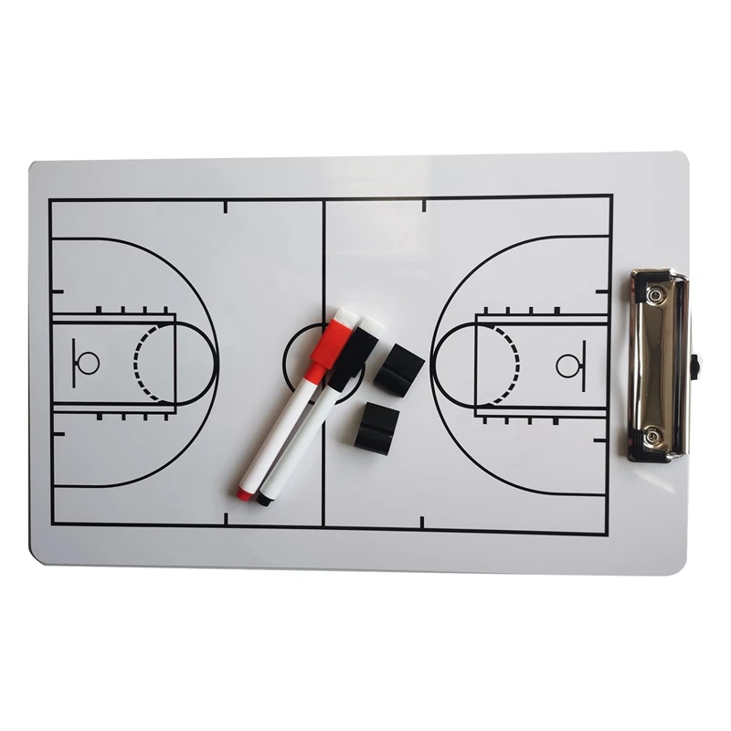 Board Dry Erase Coaching Board Double Sided Design Strategy Board Whiteboard for Basketball