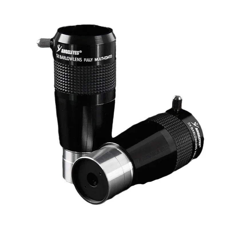 Angeleyes 1.25 5X APO Barlow Lens, 4 Elements 2 Groups, Metal Apochromatic Telescope Accessories, Broadband Multi-Coated