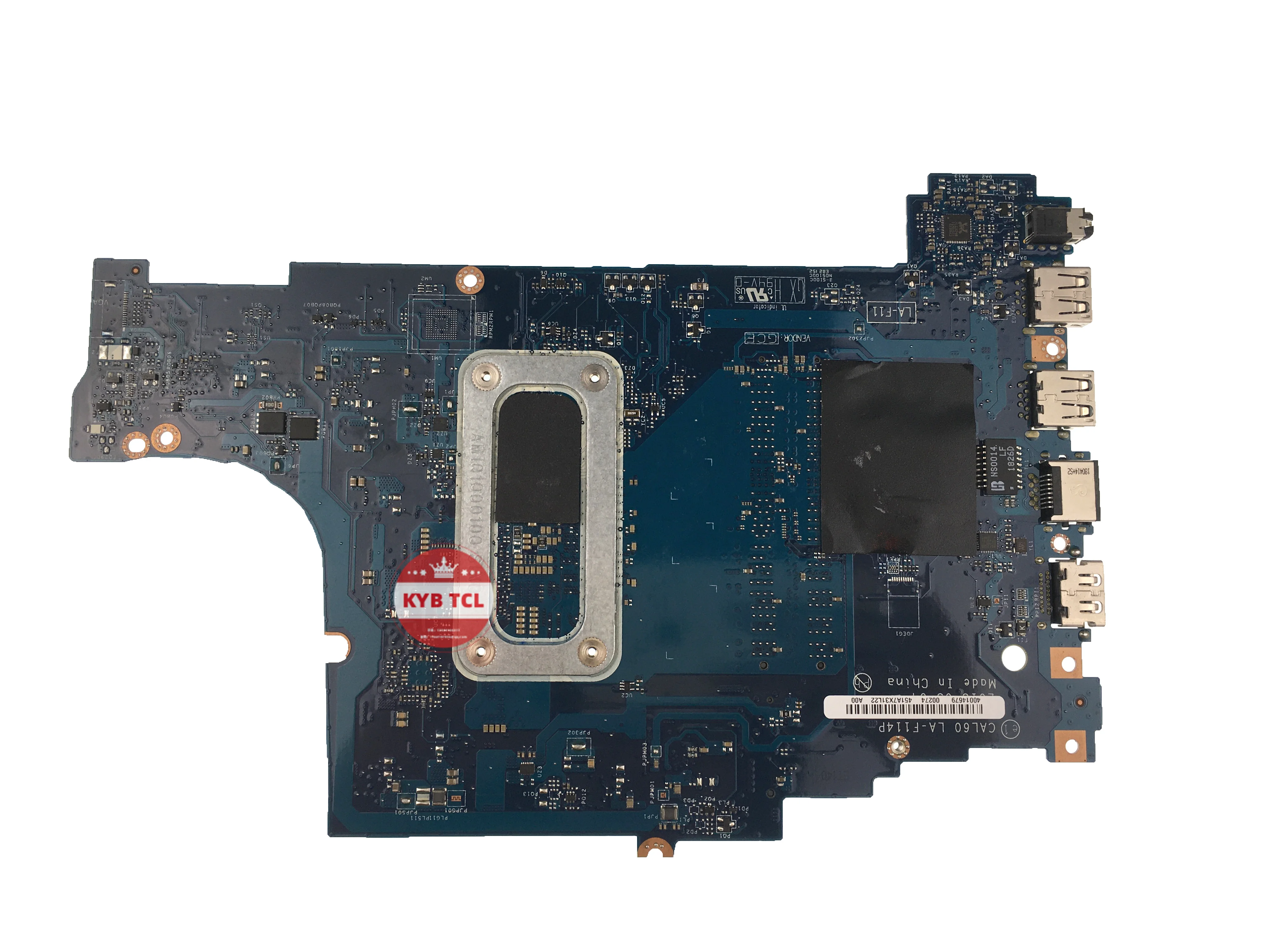 Imagem -02 - Placa-mãe Portátil para Dell Inspiron 15 5570 5770 P75f 0nm2c6 0f7mcj i3 i5 i7 Cpu Mainboard Cal60 La-f114p Notebook