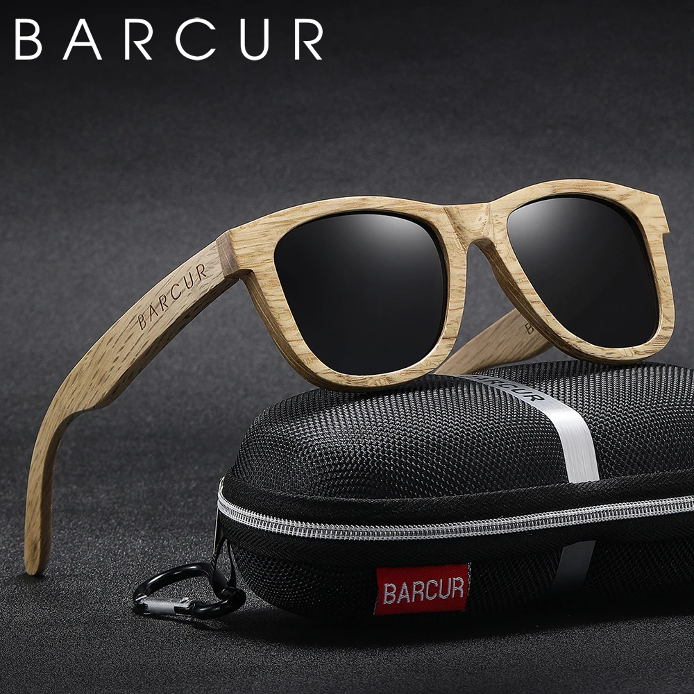 

BARCUR Polarized Wood Sunglasses for Men Women Sun Glasses Eco-Friendly Male Eyewear Oculos de sol feminino frete gratis