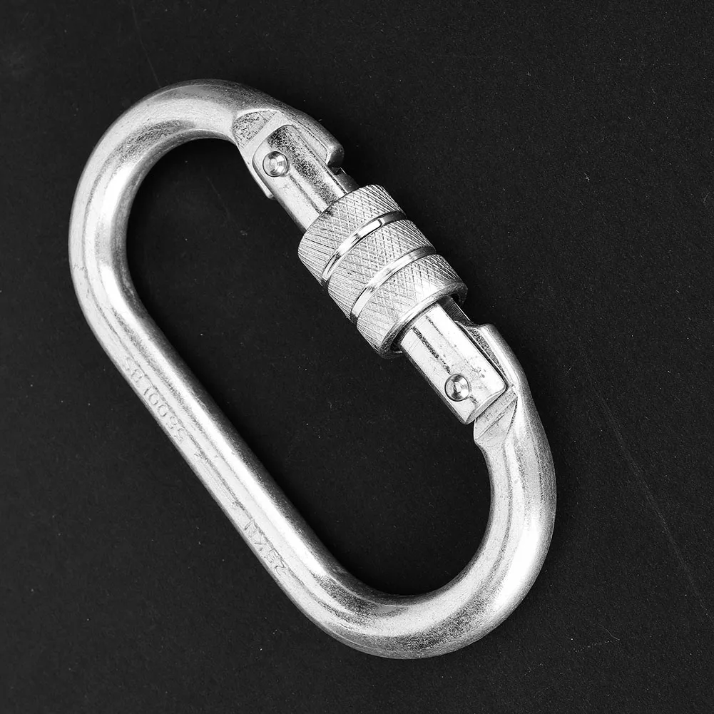 Safety Lock Many Applications Carabiner High Strength Alloy Steel Material Fine Workmanship for Fire  for Rock Climbing