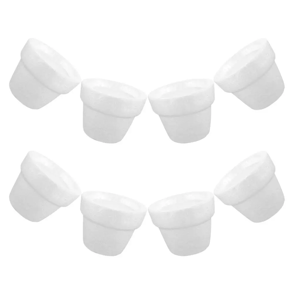 

Набор из 8 белых пенопластовых вставок для цветочных композиций, поделок, свадебного декора, держателей для цветов, вставок для кашпо