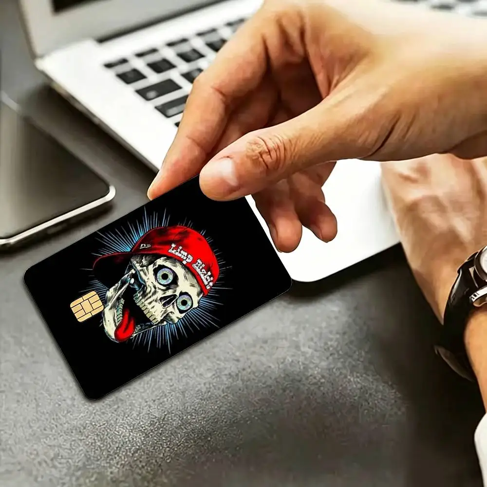 L-Limp Bizkit Band HD Waterproof Credit Card Stickers Silicone Decals For Chip Game Cards Gift