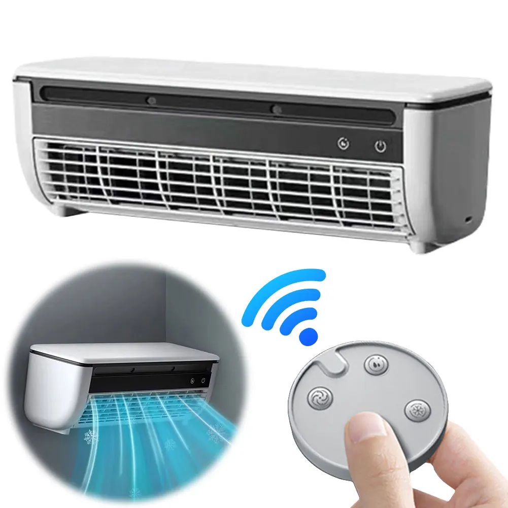 

Настенный вентилятор воздушного охлаждения, 3-скоростной настольный вентилятор для дома, кухни, спальни (белый)