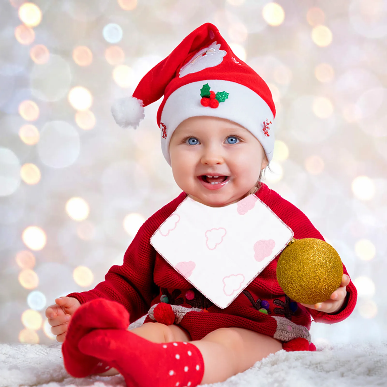 4Pcs Baby Saliva Towel Soft Cotton Infant Saliva Towel for Teething Newborns Washable Reusable Skin Friendly Nursing Face Wipes