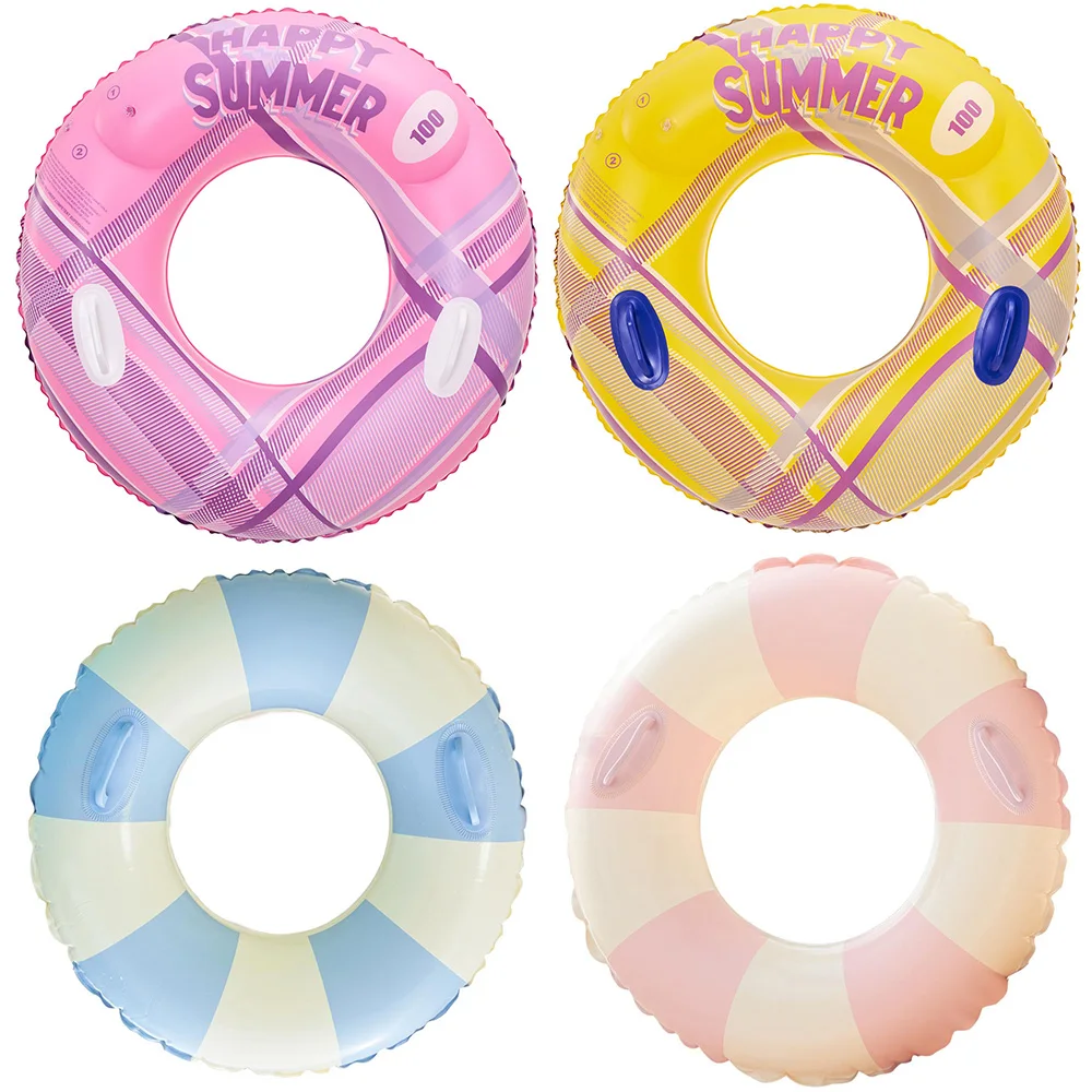 ROOXIN Swim Ring Tube Inflatable Swimming Ring for Adult Teen Swimming Circle Float Pool Water Play Tube Summer Beach Party