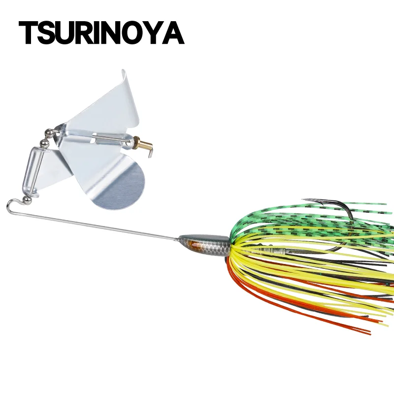 

TSURINOYA Single Prop Clacker Buazzbaits приманка для рыбной ловли 12 г 15 г 26 г штурмовой резиновый джиг для игры на окуня Щуку лопатка жесткая приманка