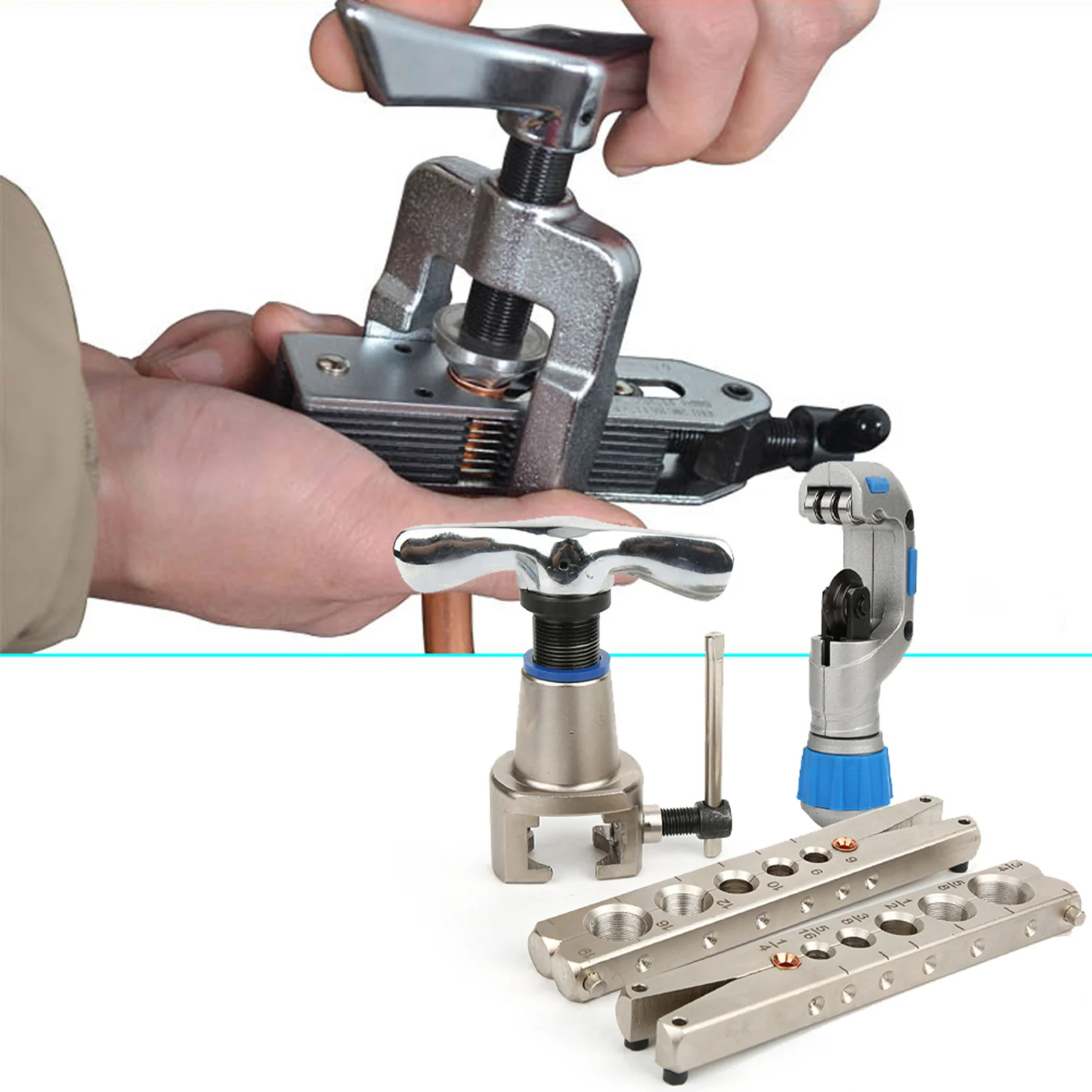 Tube Expander Set Labor‑Saving Pipe Flaring Tools Repair Accessories CT‑809 Tube Expander Set Pipe Expander Tool