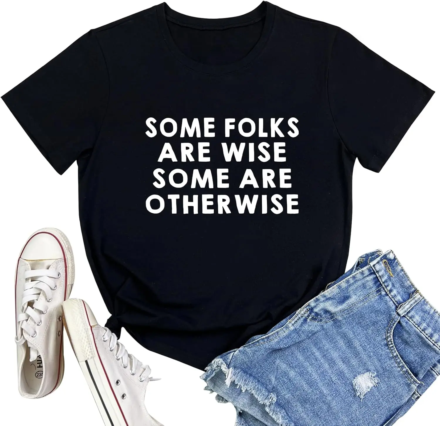 LOOKFACE Womens Funny Soft Tees Cute Graphic T Shirts Men Women Clothes Oversized Cotton Tees