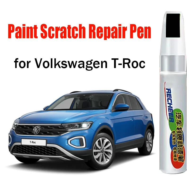 Car Paint Repair Pen for Volkswagen T-Roc 2024-2026 Car Scratch Remover Touch-Up Paint Pen Car Accessories Blue Red White Black