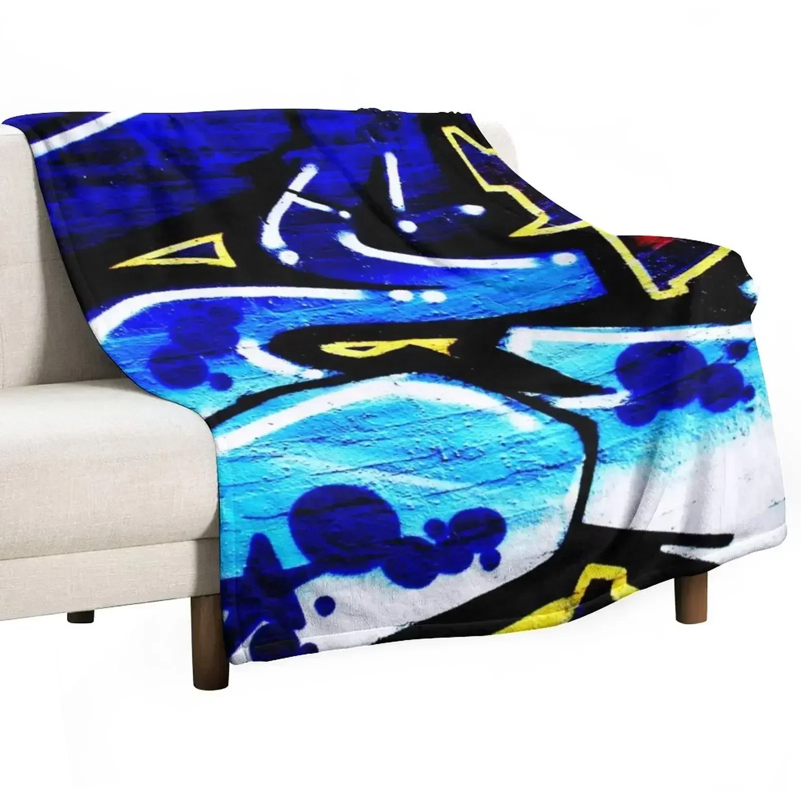 

Graffiti 15 Throw Blanket Decorative Sofas Soft Plaid for winter Furry Blankets