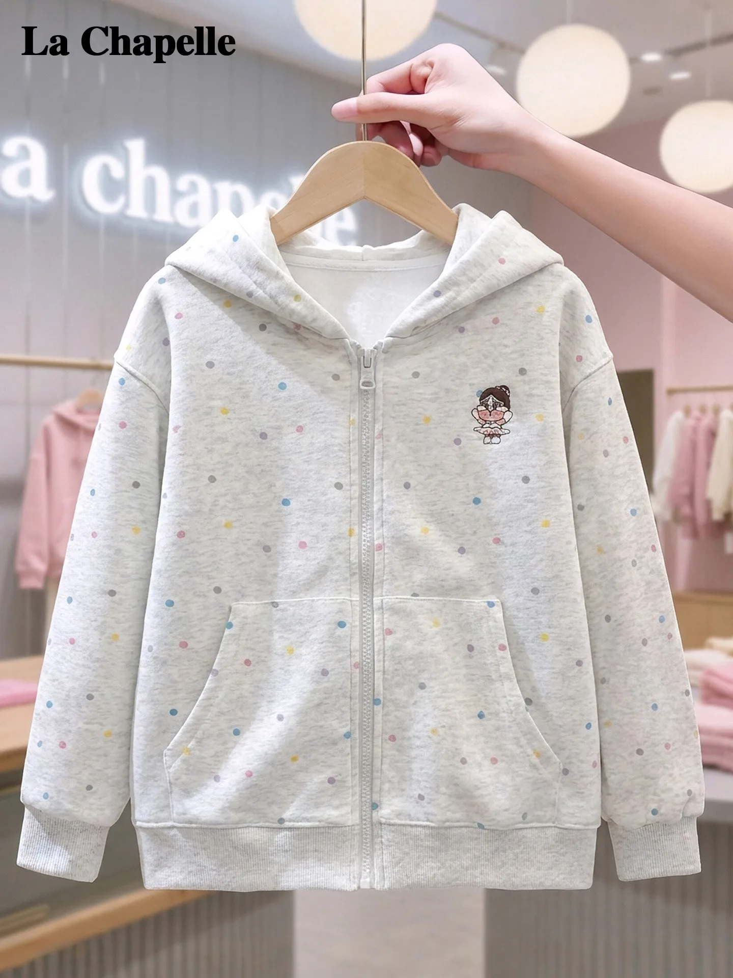 veste-a-capuche-chic-pour-filles-vetement-d'automne-haut-a-la-mode-pour-enfants-matiere-douce-de-haute-qualite-manches-longues-fermeture-eclair-style-decontracte