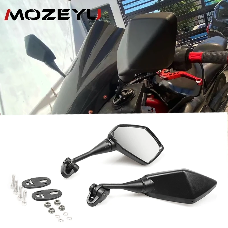 

Rear View Mirrors Reflector For Yamaha YZF R1 YZF-R6 R25 R15 R125 R3 R1S R1M FZ6R Aluminium Side Mirrors Motorcycle Accessories