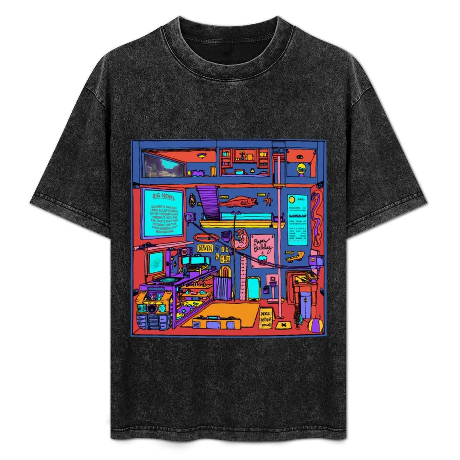 

Unlached T-Shirt kawaii clothes cotton graphic tees oversized t shirt Men's cotton t-shirt