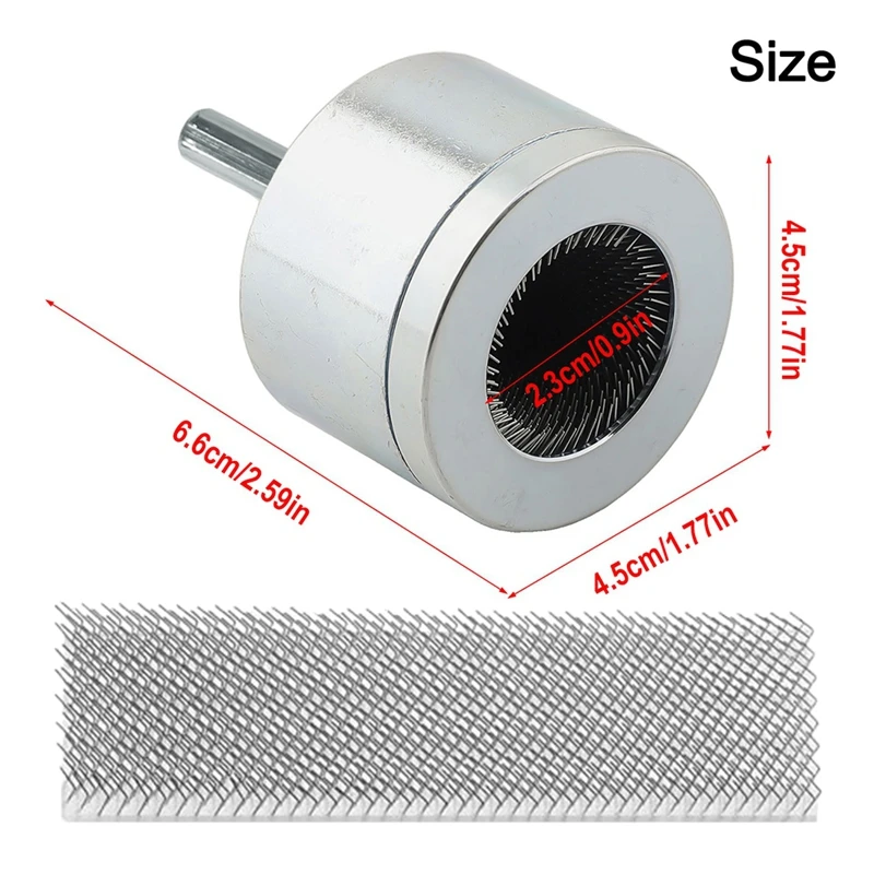ABJI-2PCS 15+22Mm สว่านไฟฟ้าทําความสะอาดท่อ, ท่อทองแดงแปรงทําความสะอาดท่อโลหะสําหรับวัตถุประสงค์ทางอุตสาหกรรม