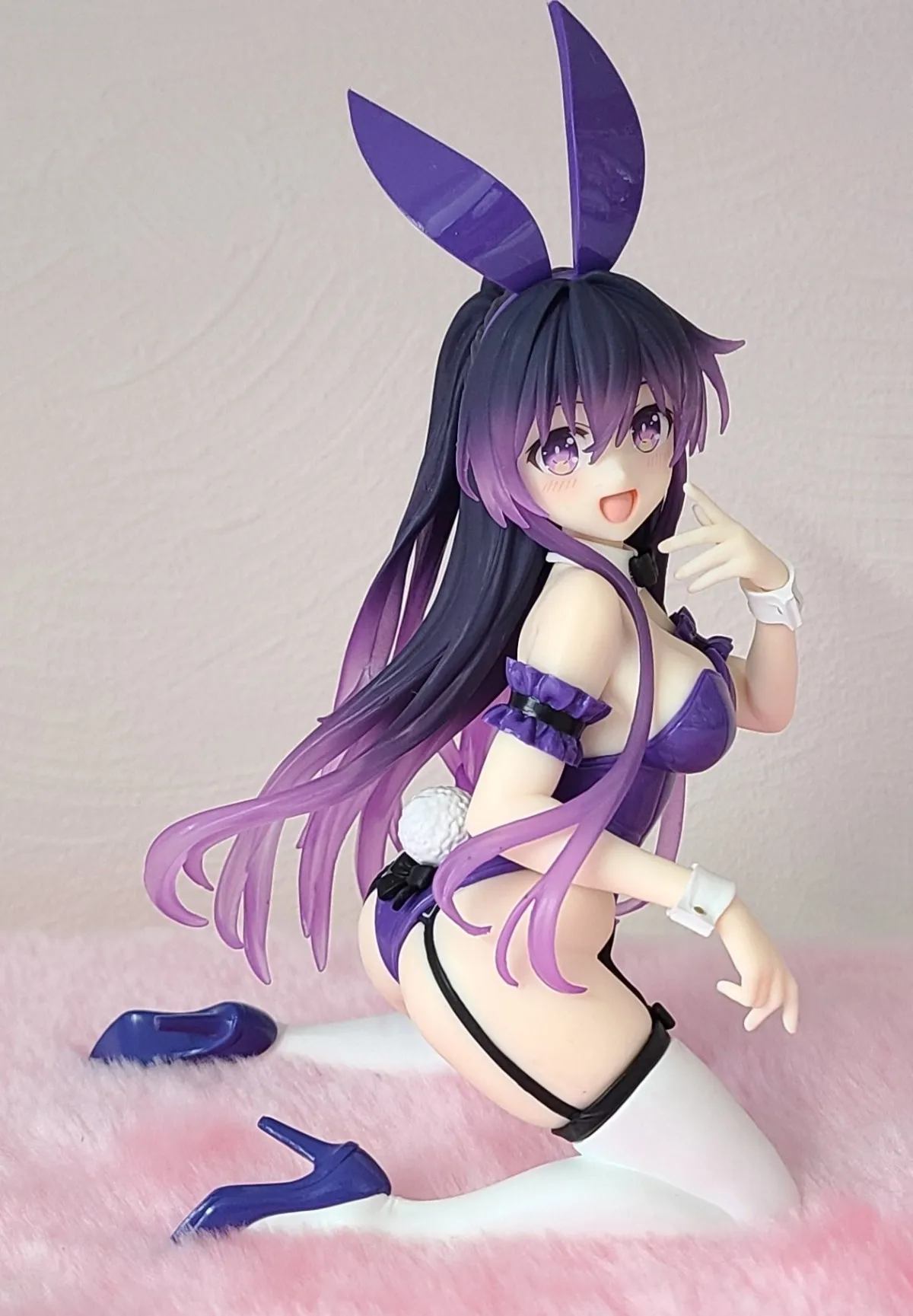 13 سنتيمتر أنيمي تاريخ لايف Yatogami Tohka الشكل الأرنب فتاة الركوع الموقف سطح المكتب لطيف هدية جمع الديكور الحلي البلاستيكية #6