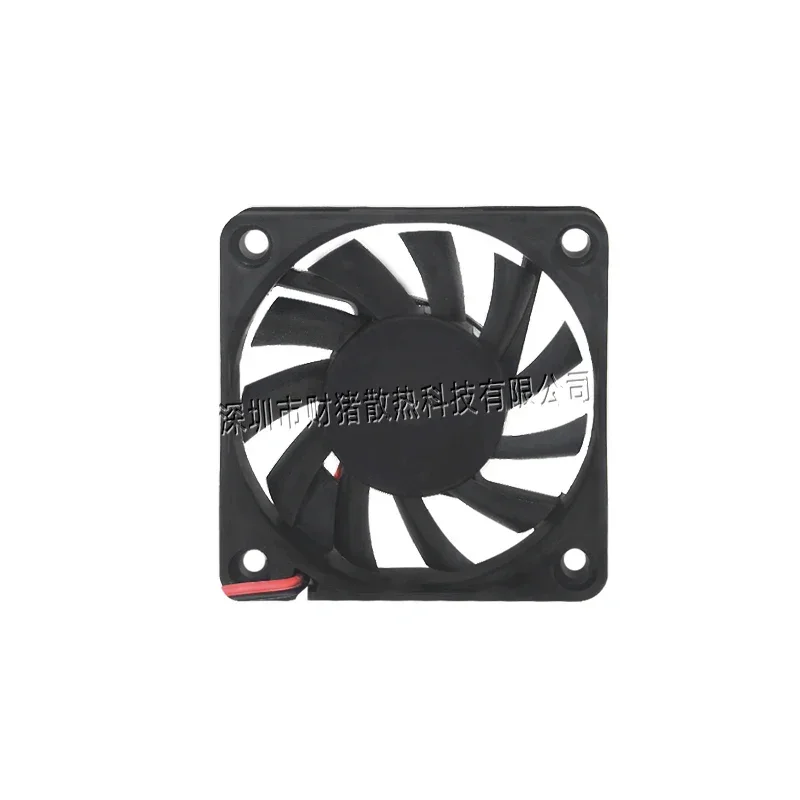 CAIZHU-FAN New 24 v12v5v DC6010 mute fan 6 CM/CM transparent computer motherboard power supply cooling fan