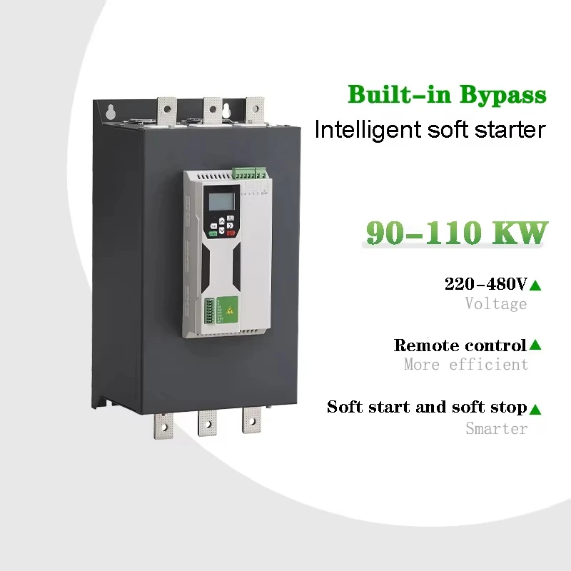 3 Phase 90kW-115KW Industrial Motor Soft Starter 220V-480V with No-Load Simulation Test Control