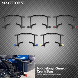 Motorcycle Saddlebags Crash Bars Guards Bumpers For Harley Touring Road King Street Electra Glide FLTRX 09-24 Saddlebags Bumpers