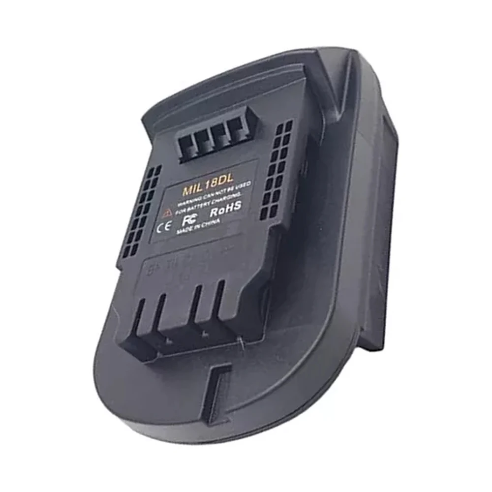 ตัวแปลงตัวแปลงแบตเตอรี่ MIL18DL สำหรับแบตเตอรี่ Li-ion 18V ของ milwaukee แปลงเป็นเครื่องมือไฟฟ้าแบตเตอรี่ Li-ion DeWalt 18V 20V