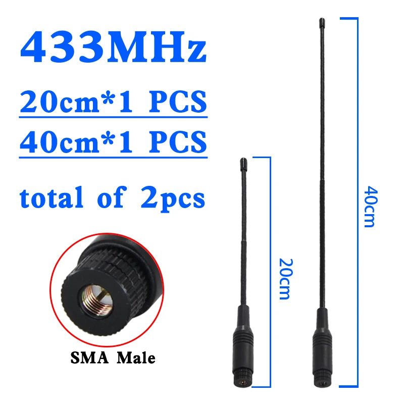 Lora gateway antenna 433MHz soft whip antenna 410-450MHz 470-510MHz antenna omnidirezionale ad alto guadagno NB-IOT antenna SMA head