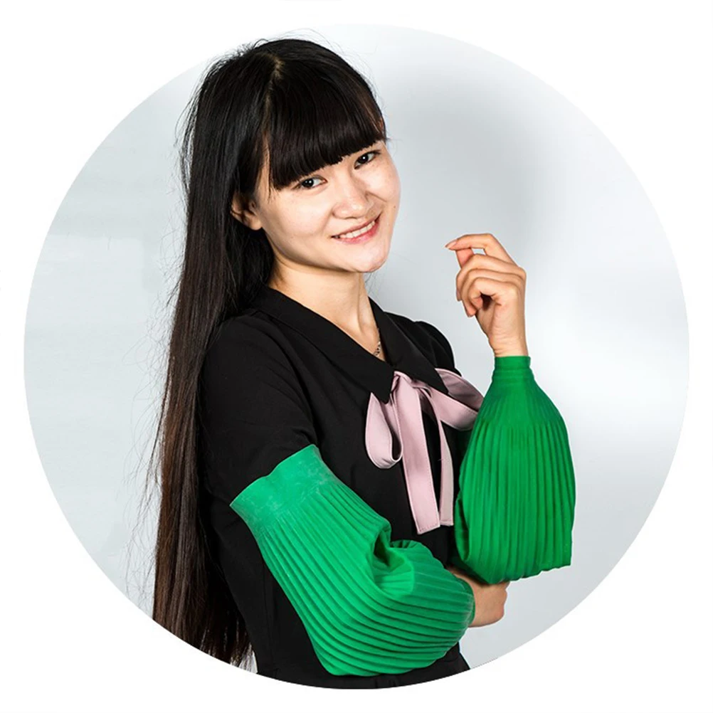 

1 Pair Waterproof Rubber Sleeve Protector Elastic Arm Covers For Gardening Housework Working Oversleeve Reusable