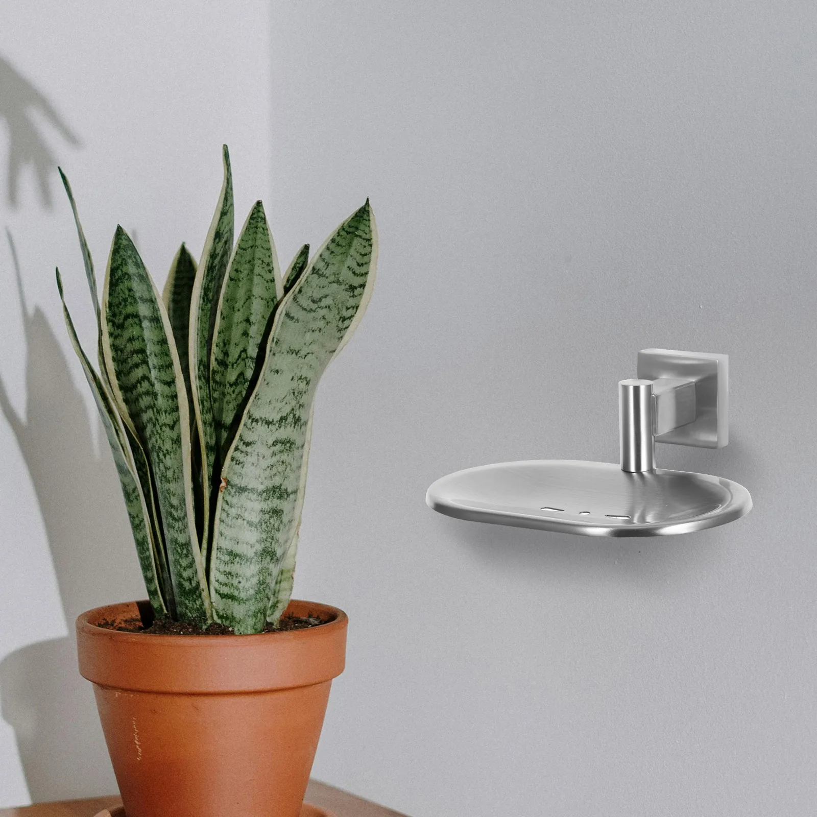 

304 Stainless Steel Soap Dish Holders Wall Mounted Wall-mounted Gold Adhesive Shower Dish-wall Mount-chrome