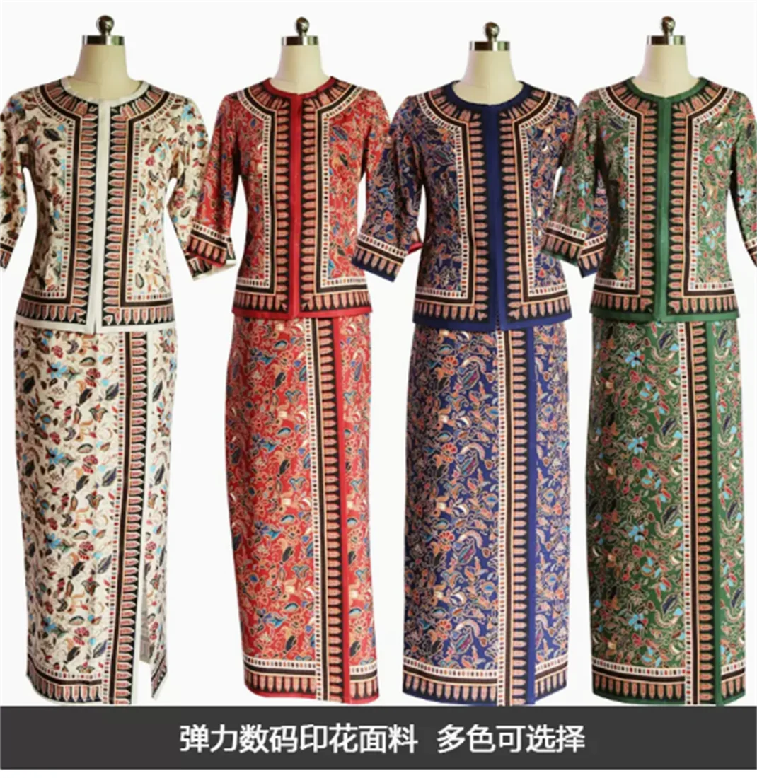 

New Southeast Asia, Singapore, Malaysia Airlines Flight Attendant Uniforms, Ethnic Women's Clothing, Hotel Work Clothes, Long Sk