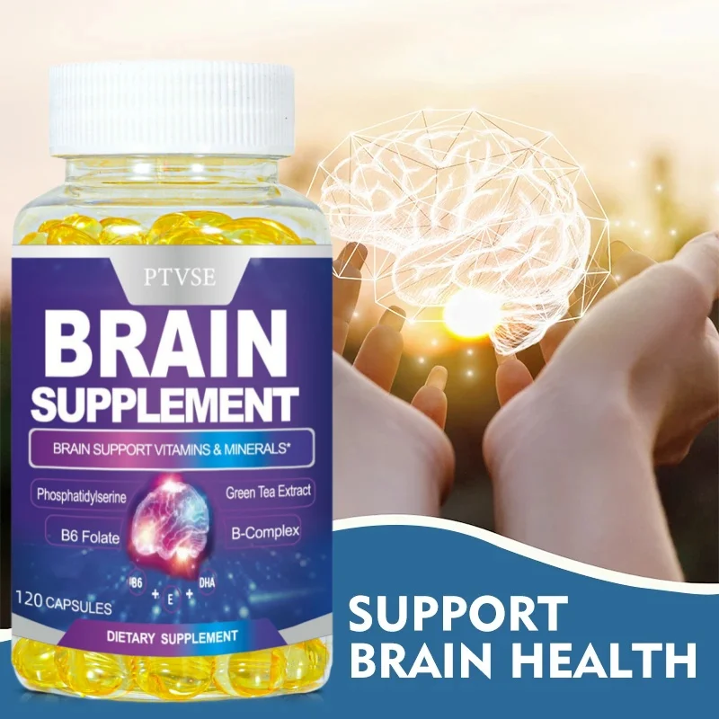 Nootropic Brain Supplement Capsules Improves Brain Memory Natural Neurocognitive Enhancement Brain Booster Supplements