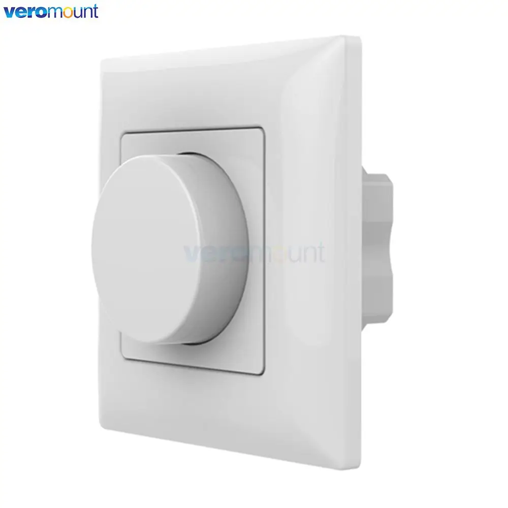 KL Skydance 0/1-10V LED Dimmer 110V 220V 2.4G RF Wireless Remote Rotary Wall Panel Knob Control Single Color Strip DIP Switch