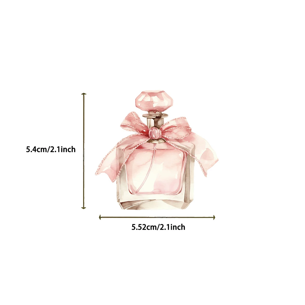 10/30/50 قطعة لطيف الرجعية Ins نمط الوردي ملصقات الجمالية شفافة الكتابة على الجدران الشارات DIY بها بنفسك الأمتعة دفتر الهاتف الكرتون ملصق #4