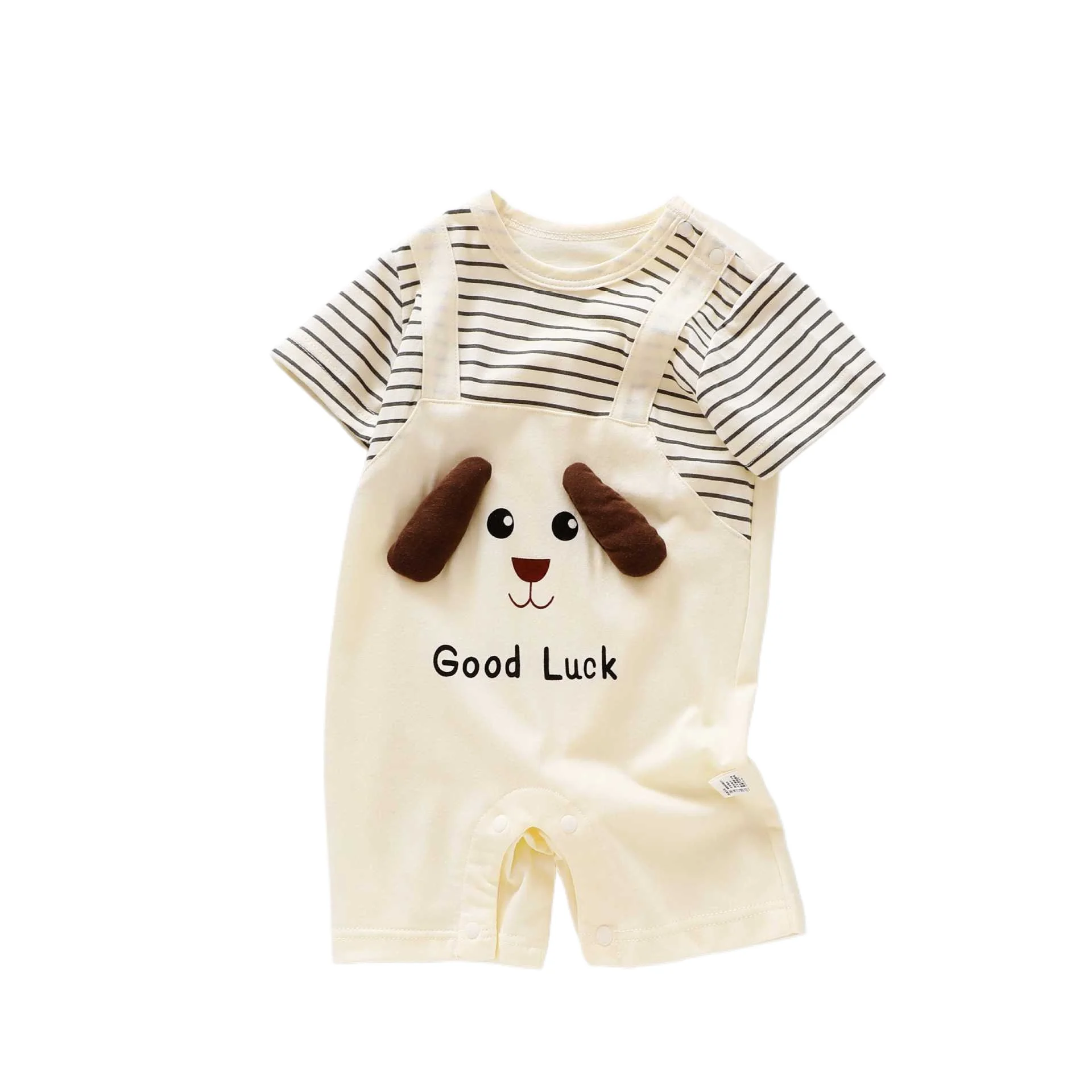 

Baby onesie Class A pure cotton short-sleeved newborn clothes summer thin baby clothes fart clothes climbing clothes