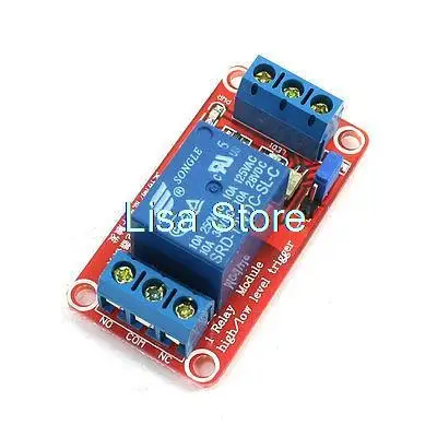 12V One Channels Optocoupler Driver High Low Level Trigger Power Relay Module