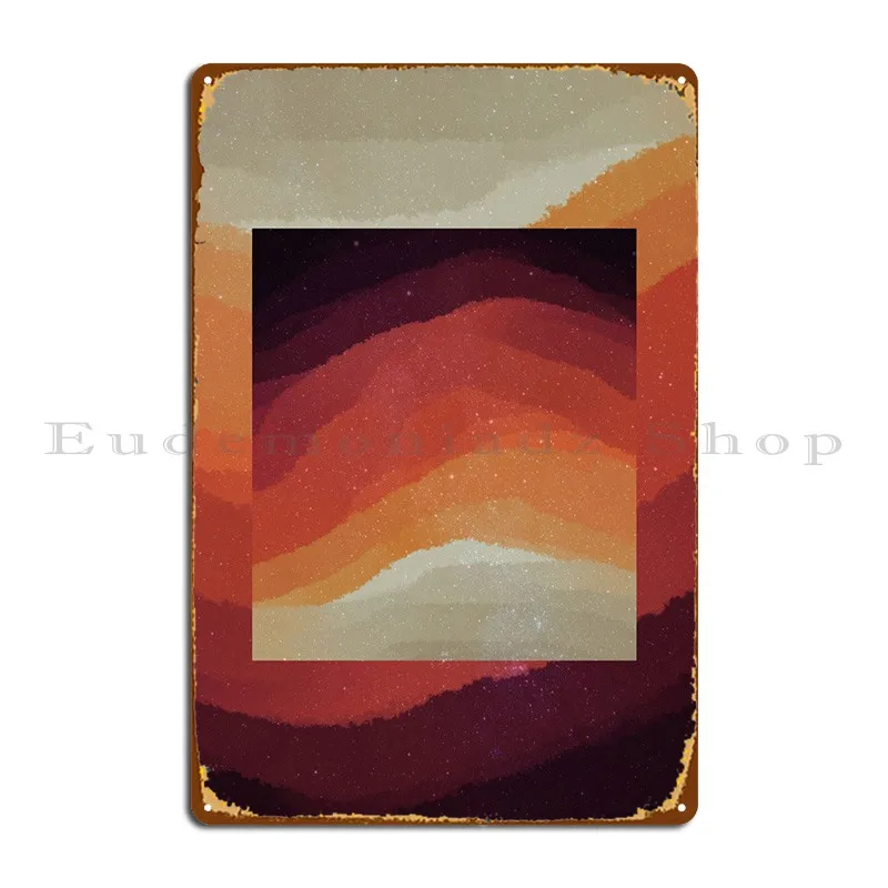 Warm Light Abstract Color Metal Plaque Party Wall Decor Pub Personalized Club Tin Sign Poster