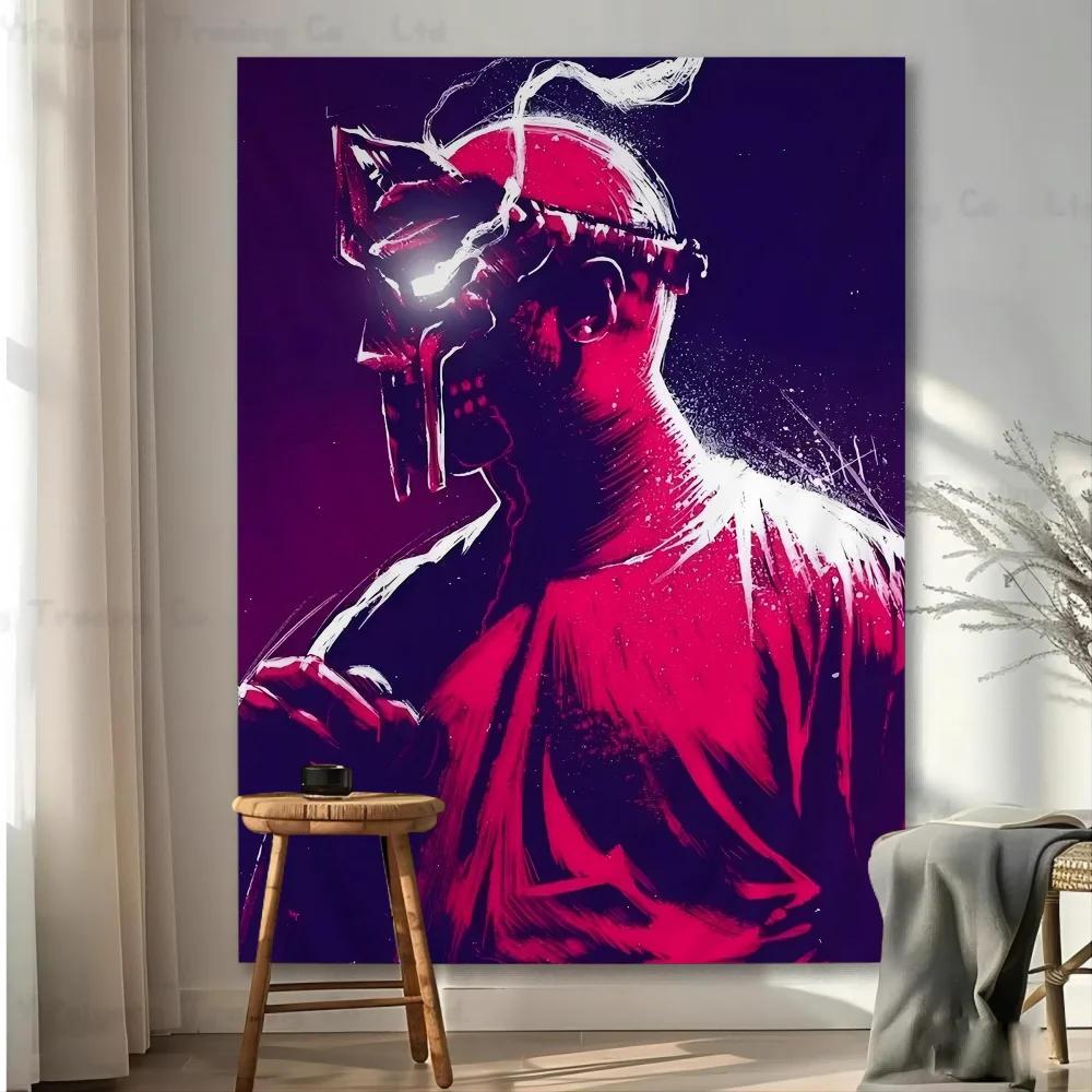 MF Doom Printed Large Wall Tapestry Cheap Hippie Wall Hanging Bohemian Wall Tapestries Mandala INS Home Decor