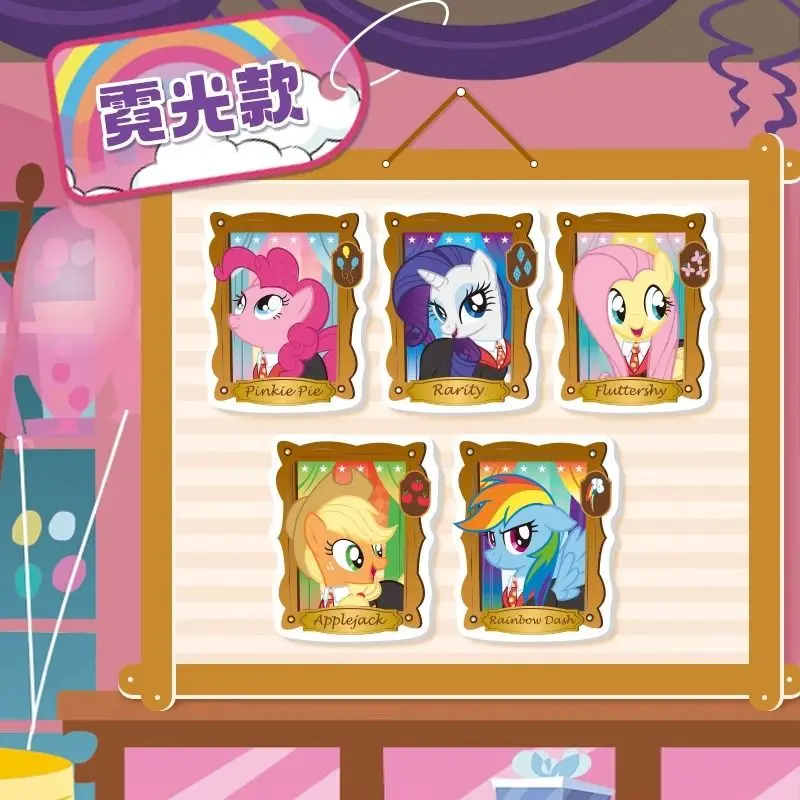 In Magazzino Kayou Genuino My Little Pony Card Dream Seeking Badge Clip Raccogliere Spilla Giocattolo Regalo Anime Cieco Scatola Per I Bambini Giocattoli Regali